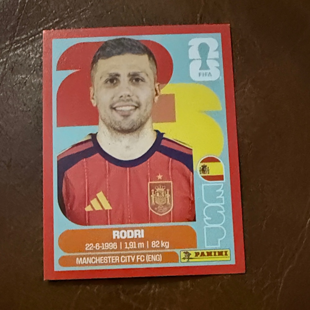 Rodri Sticker